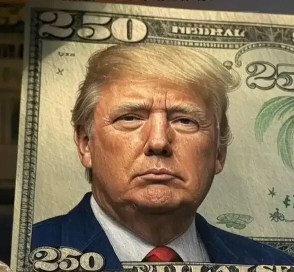 賭波：特朗普要把自己頭像印到新版250美元上